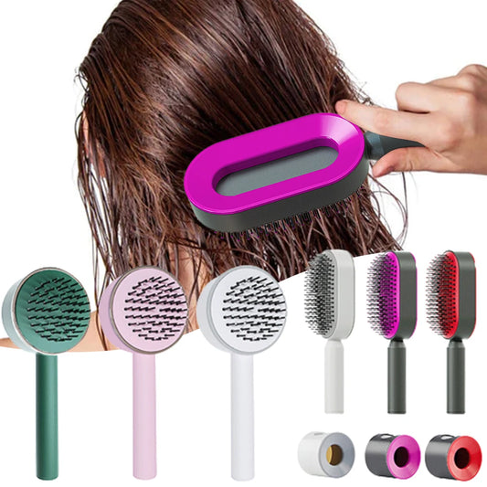 1PC Central 3D Airbag Hair Comb Detangling Hair Brush For Women LongHair Smooth Anti-Static Scalp Massage Hairbrush Dropshipping