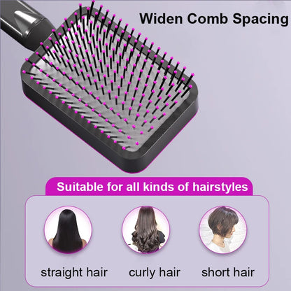 1PC Central 3D Airbag Hair Comb Detangling Hair Brush For Women LongHair Smooth Anti-Static Scalp Massage Hairbrush Dropshipping